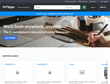 Tablet Screenshot of flippa.com